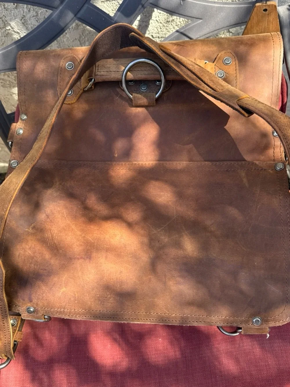 Classic Brown Leather Men’s Satchel Bag